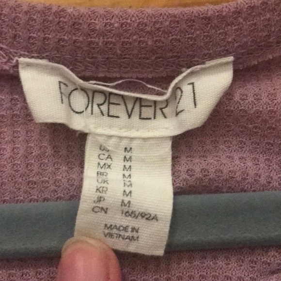 Forever 21 long sleeve Henley medium - Picture 2 of 4